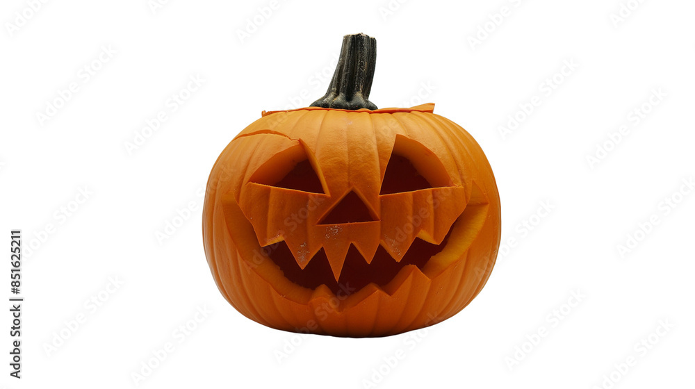 Halloween jack o lantern isolated on white background Halloween jack o lantern isolated on white background
