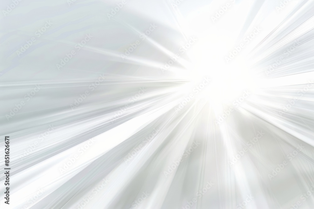 Abstract white background with blurred light rays, speed motion and gradient for design element, banner or poster Abstract white background with blurred light rays, speed motion and gradient for design element, banner or poster