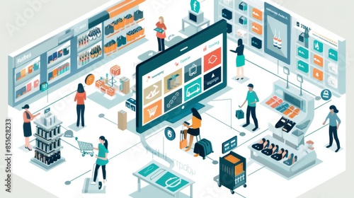 Integrated retail management system. The concept of omnichannel retailing