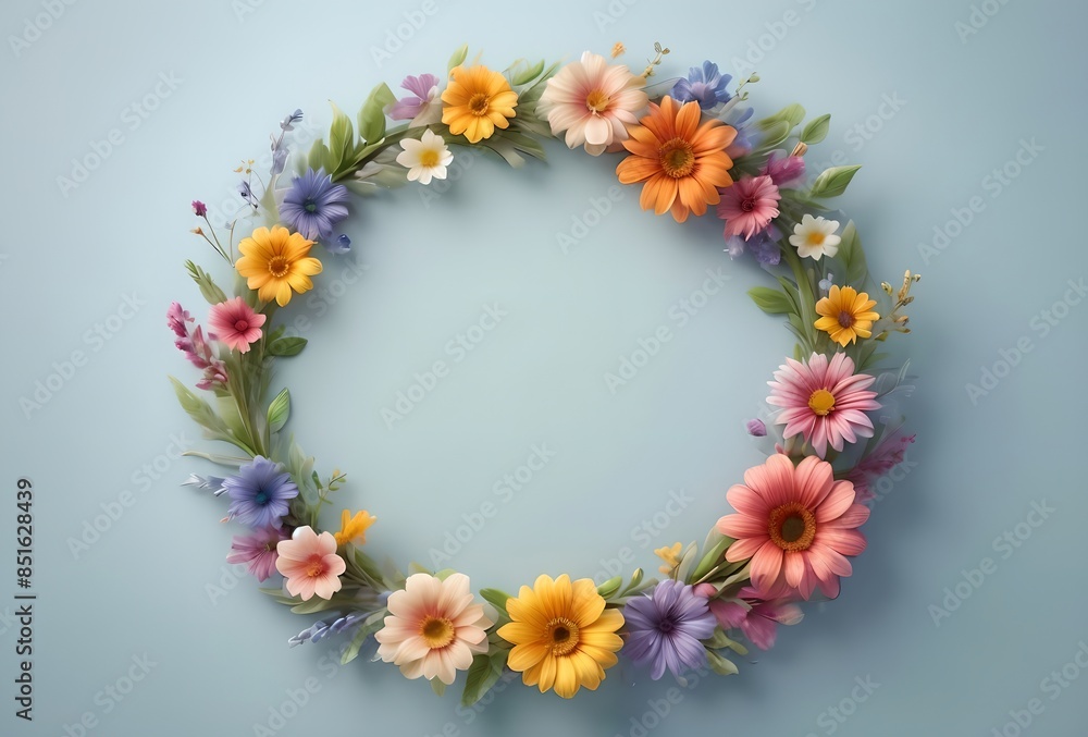 beautiful colorful flowers with blank letterhead beautiful colorful flowers with blank letterhead