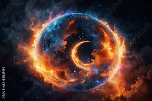 background with space