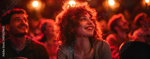 Wallpaper Mural A group of friends attending an immersive theater production, where they become part of the story and interact with characters. Torontodigital.ca