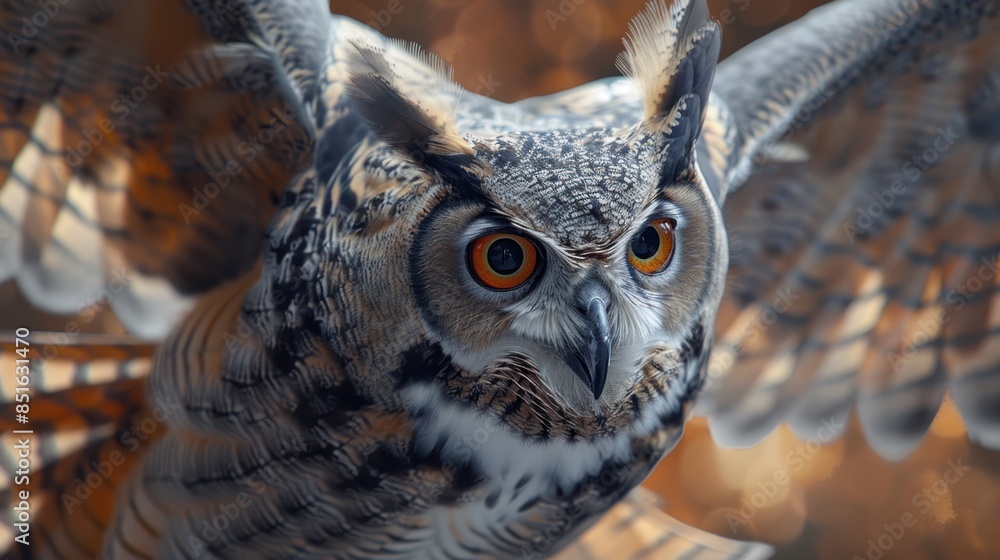 Siberian eagle owl Siberian eagle owl