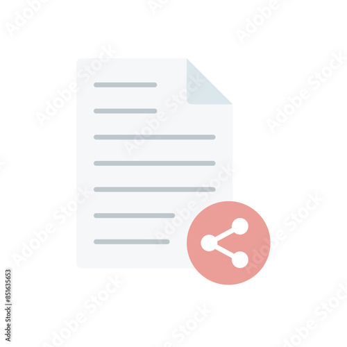 File sharing vector icon