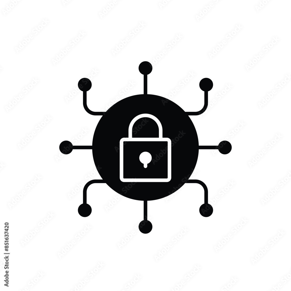Cyber security vector icon Cyber security vector icon