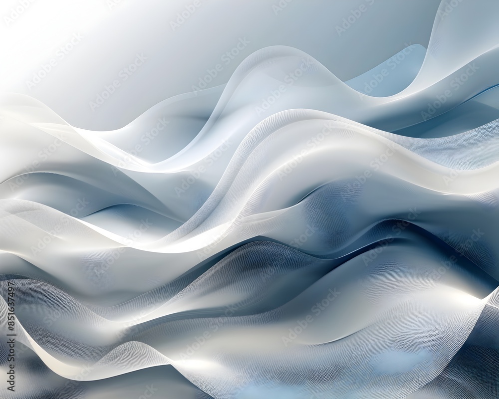 Sleek and Futuristic Platinum and Icy Blue Gradient Mesh Abstract Background Sleek and Futuristic Platinum and Icy Blue Gradient Mesh Abstract Background
