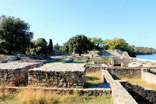 byzantine castrum in N.P. Brioni, Croatia photo