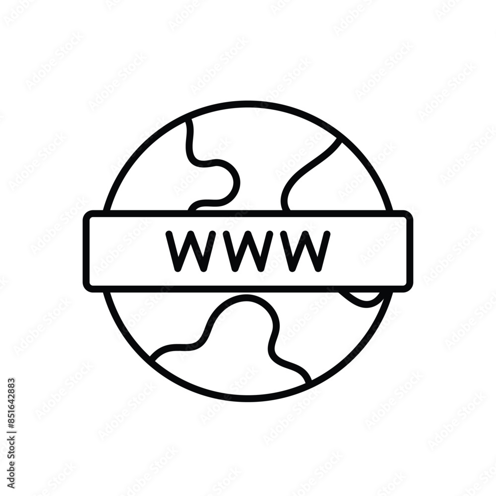 Internet vector icon Internet vector icon