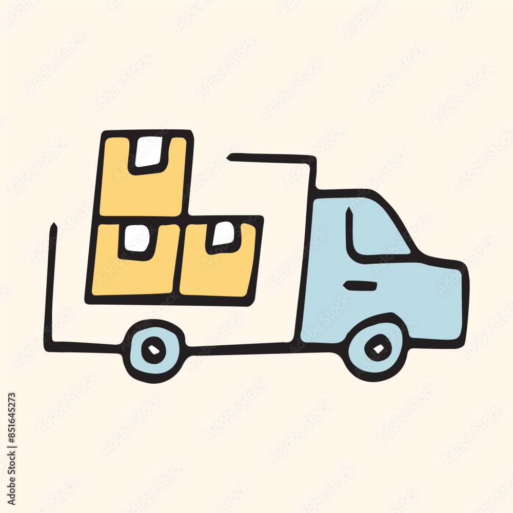 the package. box. delivery. unloading. to the door. mail. worldwide delivery. sender. recipient. purchase. online store. to send. receive. vector illustration. color background. flat style. doodle. the package. box. delivery. unloading. to the door. mail. worldwide delivery. sender. recipient. purchase. online store. to send. receive. vector illustration. color background. flat style. doodle.