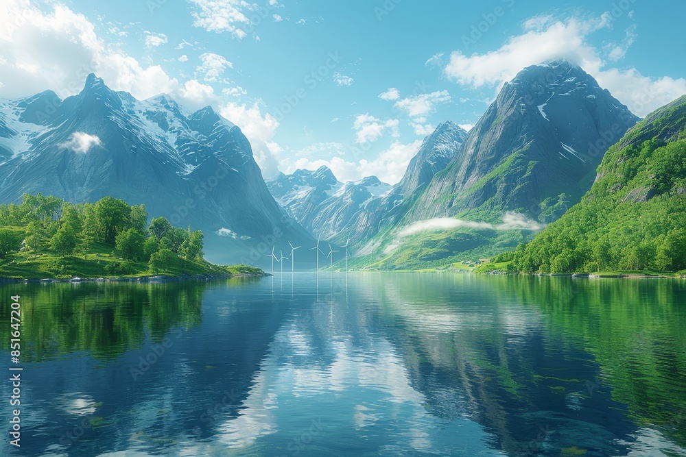 Hills, forests, and lakes Hills, forests, and lakes