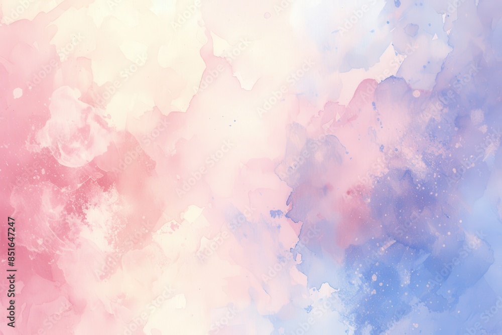 Abstract Watercolor Background with Pastel Hues Abstract Watercolor Background with Pastel Hues