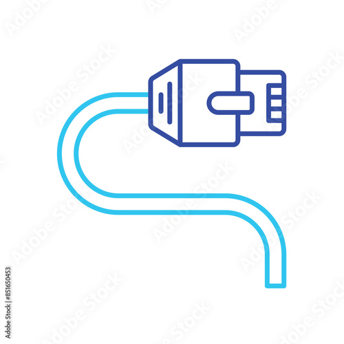 Internet cable vector icon