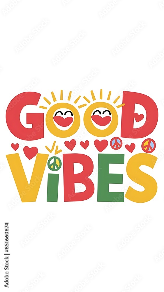 Good Vibes (T-shirt Design Motivational Quote, Illustartion,Typography) Good Vibes (T-shirt Design Motivational Quote, Illustartion,Typography)