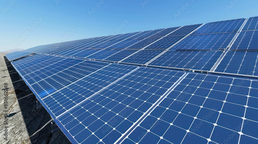 Technical schematics of an advanced solar energy farm with detailed panel layouts and power generation systems Technical schematics of an advanced solar energy farm with detailed panel layouts and power generation systems