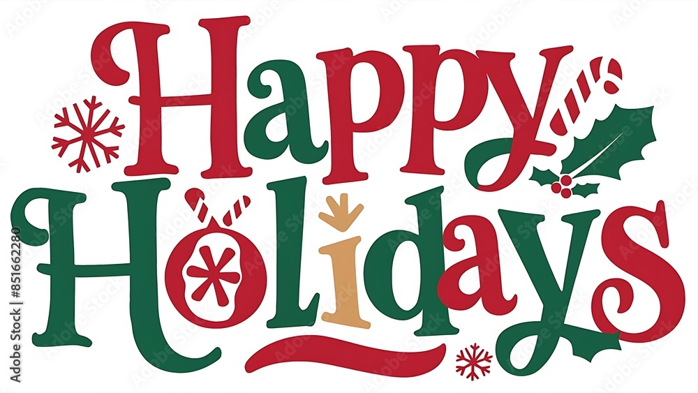 Happy Holiday (T-shirt Design Motivational Quote, Illustartion,Typography) Happy Holiday (T-shirt Design Motivational Quote, Illustartion,Typography)
