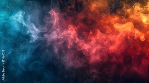 Spectacular Colorful Smoke and Fog Abstract Backgrounds for Intense Wallpapers and Designs