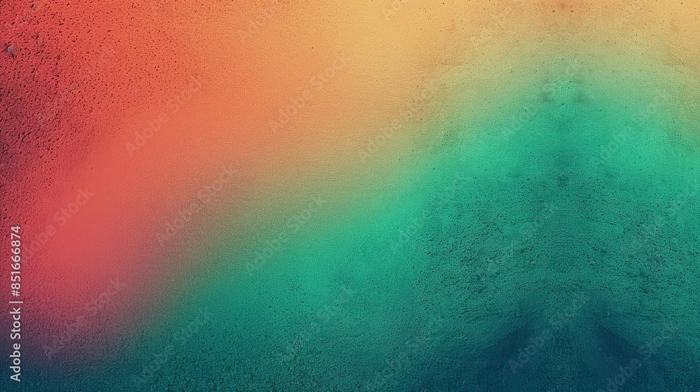Abstract Color Wave with Noisy Texture Background. Abstract Color Wave with Noisy Texture Background.