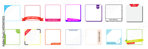 new arrival product square frame collection banner