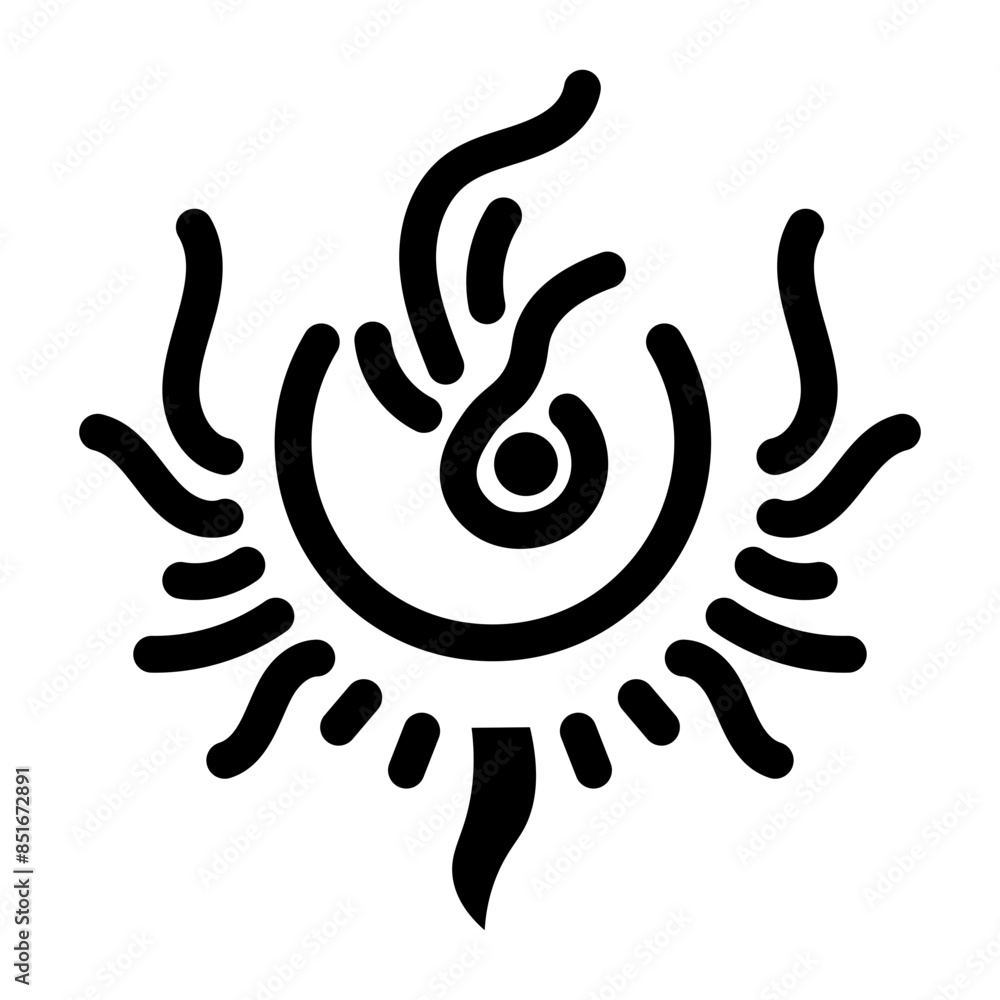 Obraz premium A solid style icon of dragon cummunion