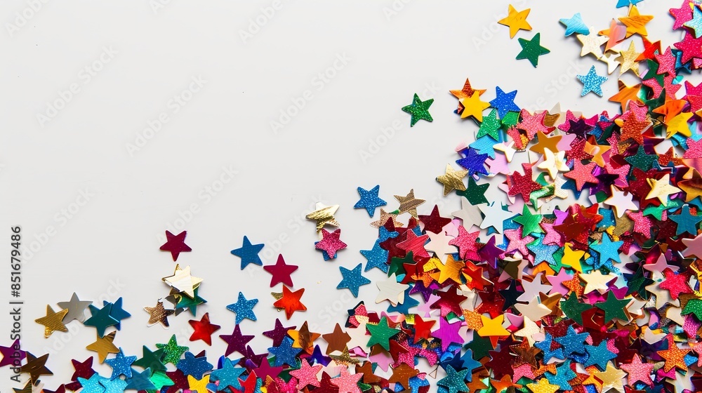 Festive Star Confetti Celebration Festive Star Confetti Celebration