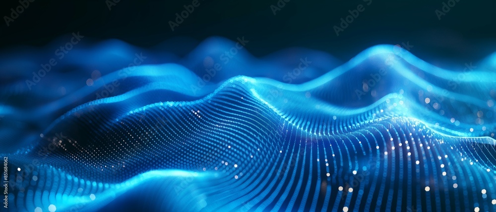 blue digital abstract curve 3d background blue digital abstract curve 3d background