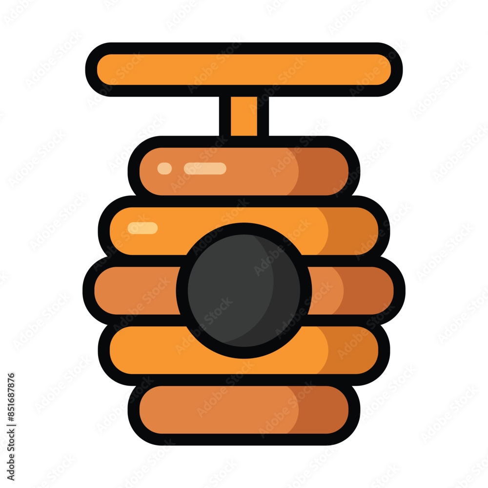 Simple Beehive colorful icon Illustration. The icon illustration can be used for websites, print templates, presentation templates, illustrations, etc Simple Beehive colorful icon Illustration. The icon illustration can be used for websites, print templates, presentation templates, illustrations, etc