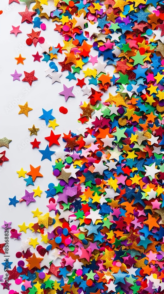 Festive Star Confetti Celebration Festive Star Confetti Celebration