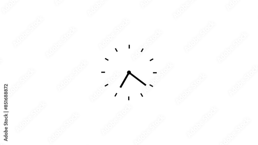Animation of Clock with Moving Arrows. Stopwatch Animation. Animation of Clock with Moving Arrows. Stopwatch Animation.