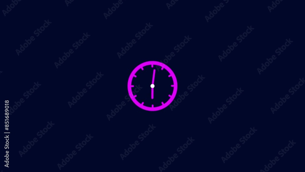 Animation Of Clock. Clock Icon. Animation Of Clock. Clock Icon.