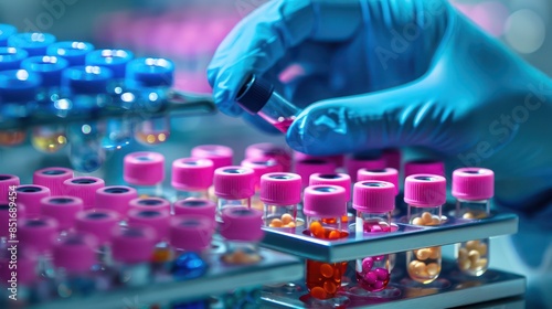 hand Man scientific research concept