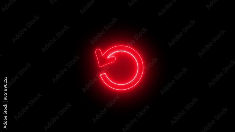 glowing neon line Refresh icon. Reload symbol of concept. glowing neon line Refresh icon. Reload symbol of concept.