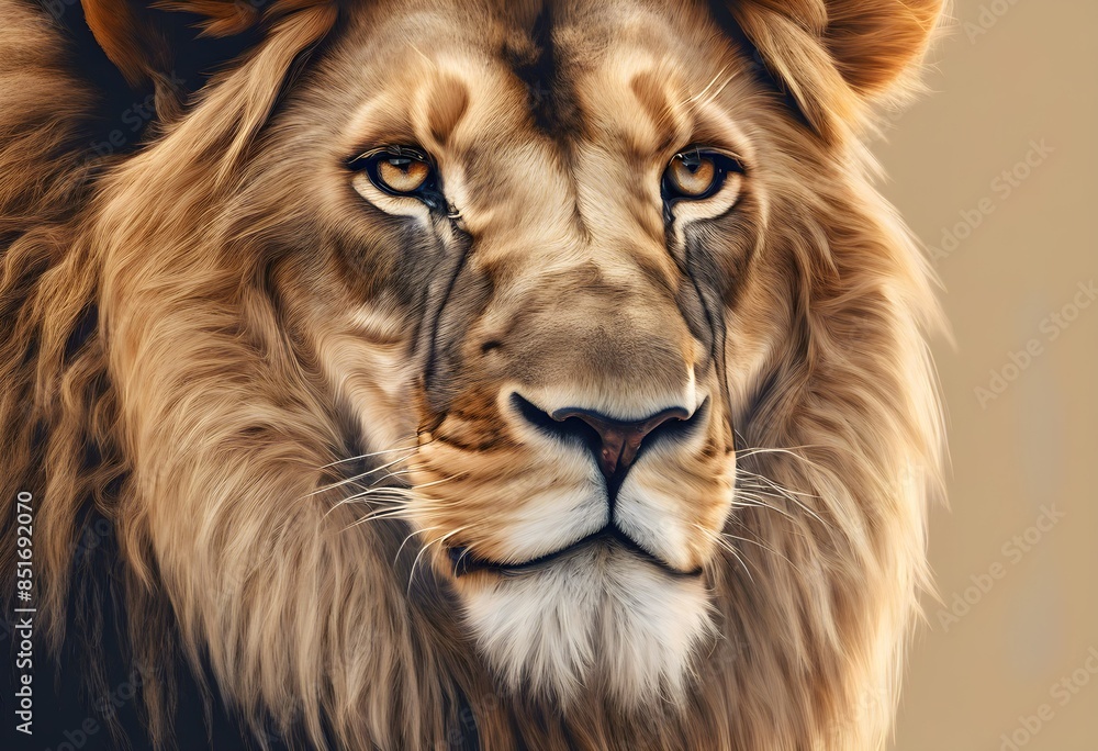 Fototapeta premium portrait of a lion