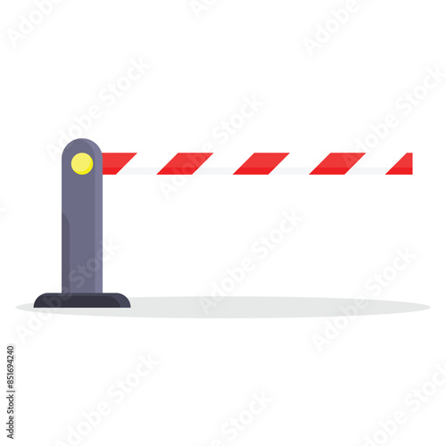 Barrier icon. Subtable to place on security, crime, etc.
