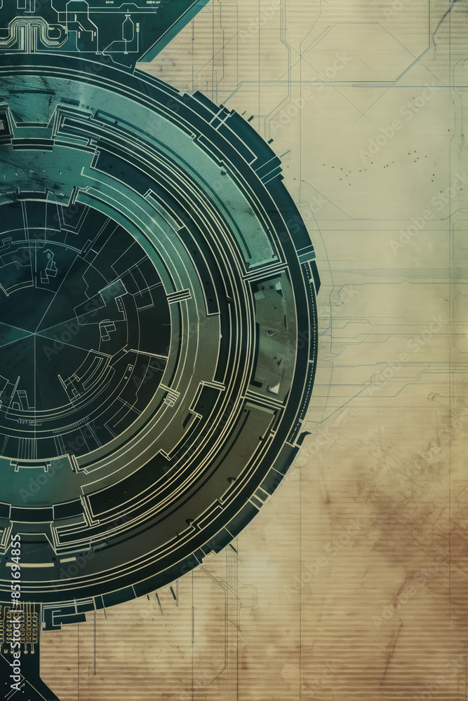 Obraz premium comic book background, a close up view of a blank page