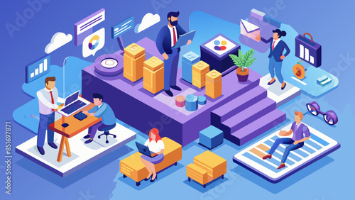 isometric-view-of-business-advisory-service-concep