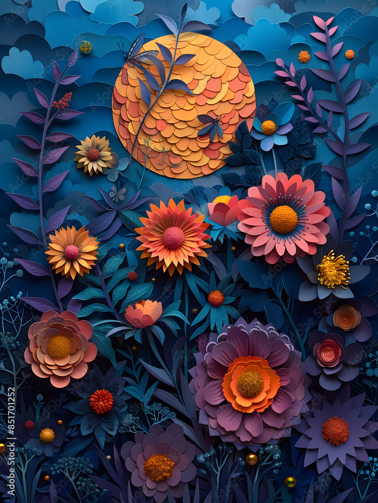 Flower art illustration Flower art illustration