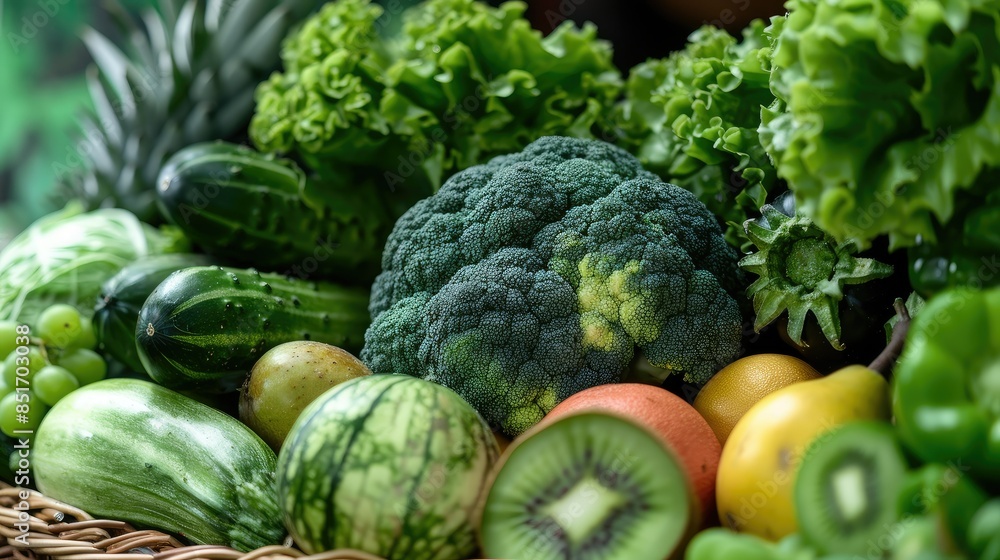 green fruits and vegetables green fruits and vegetables