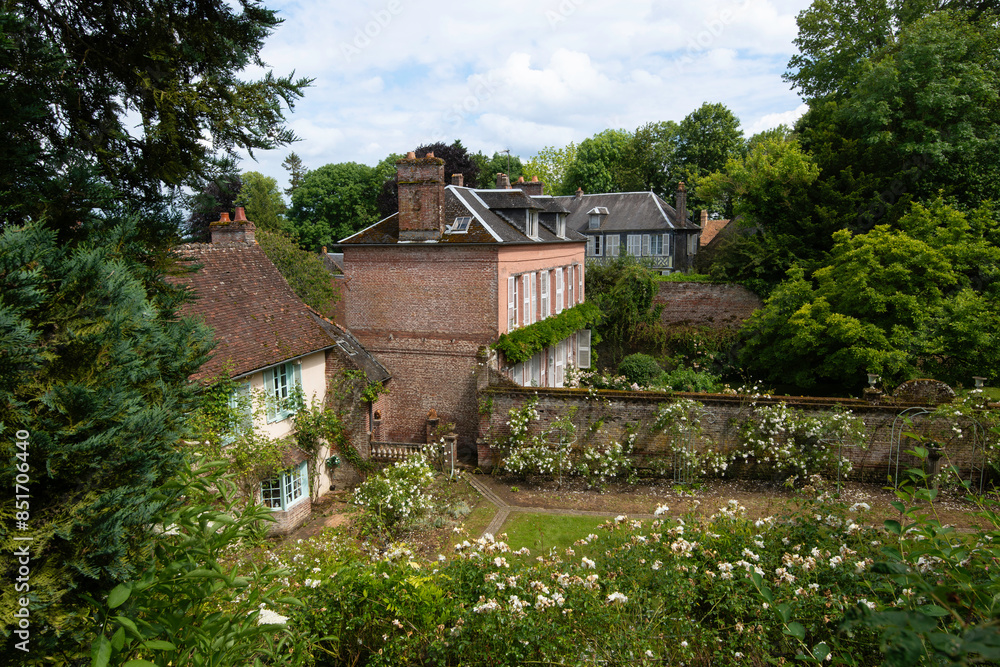Jardin Henri le Sidaner, Gerberoy, région Hauts de France, Oise, 60, France Jardin Henri le Sidaner, Gerberoy, région Hauts de France, Oise, 60, France