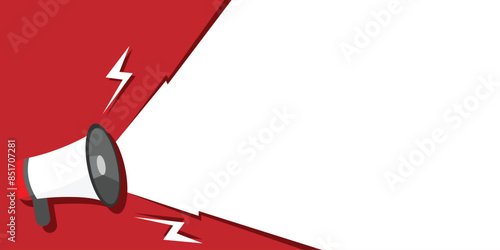 Megaphone for announce, advertising, promotion