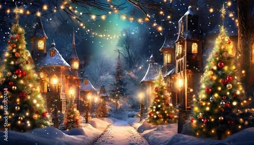 christmas tree lights © Frantisek