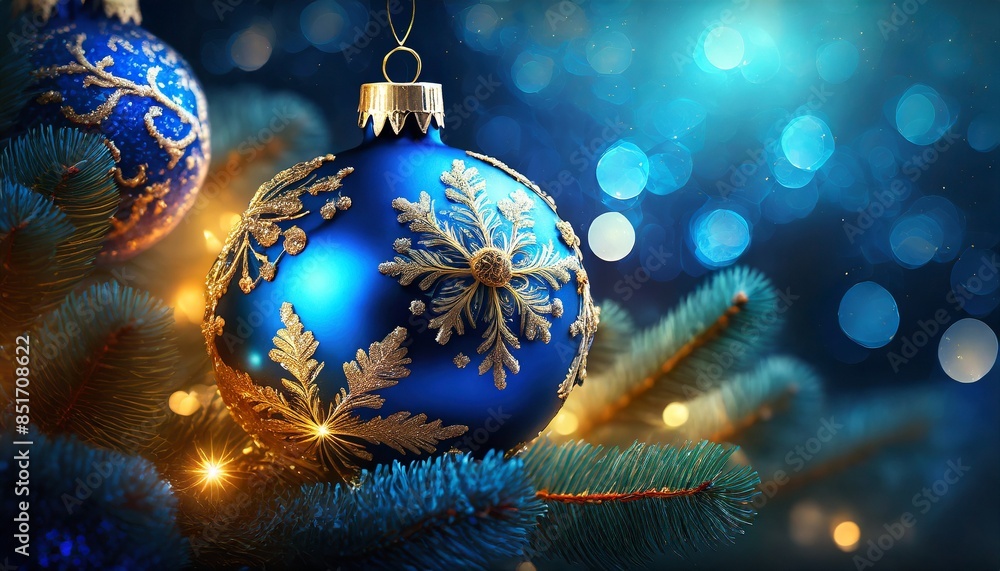 blue christmas background
