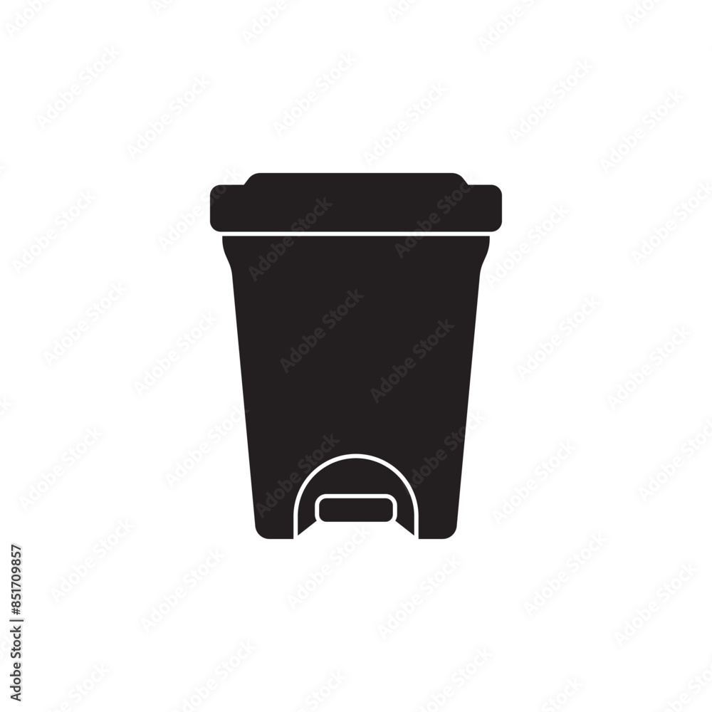 Trash can symbol icon,design vector illustration template Trash can symbol icon,design vector illustration template