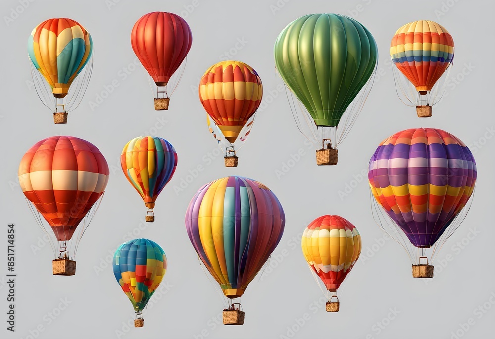 hot air balloons on a plain background hot air balloons on a plain background