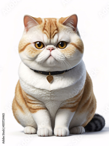 Portrait of a Curious Orange Tabby Cat