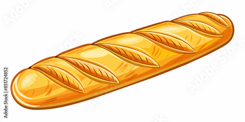 Freshly baked baguette - long French bread