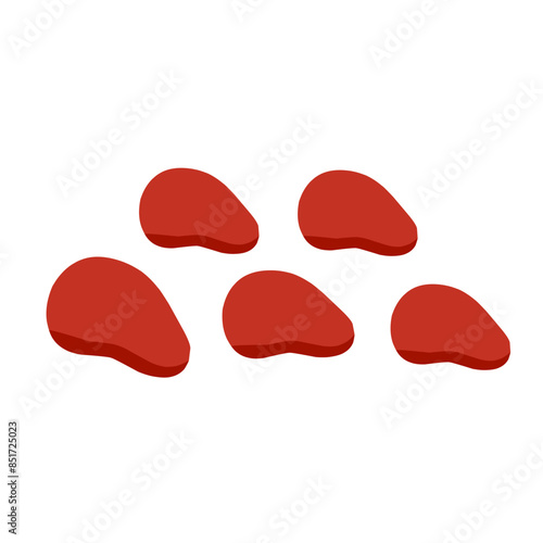 small pieces of meat