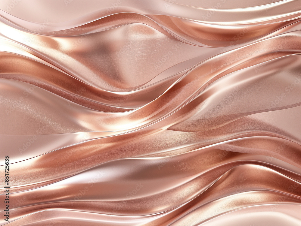Luxurious Rose Gold Satin Texture, Elegant and Smooth, AI Generation Luxurious Rose Gold Satin Texture, Elegant and Smooth, AI Generation