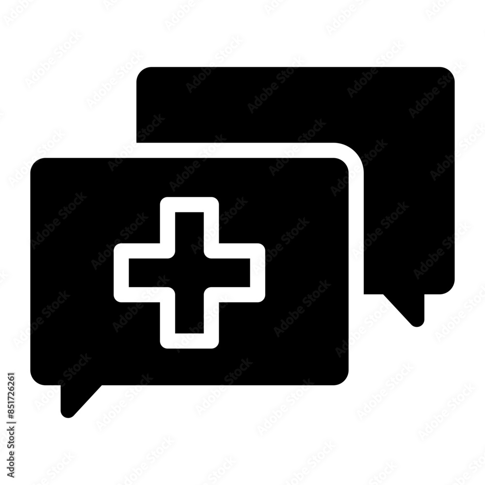 Obraz premium diagnosis glyph icon