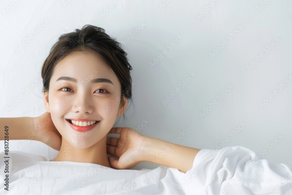Beautiful young asian woman with clean fresh skin on white background, Face care, Facial treatment, Cosmetology, beauty and spa, Asian women portrait. Beautiful young asian woman with clean fresh skin on white background, Face care, Facial treatment, Cosmetology, beauty and spa, Asian women portrait.