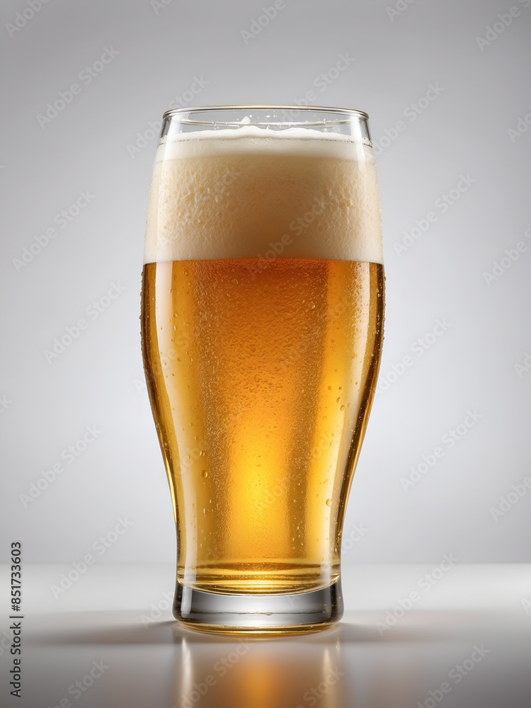 glass of beer isolated on white background glass of beer isolated on white background